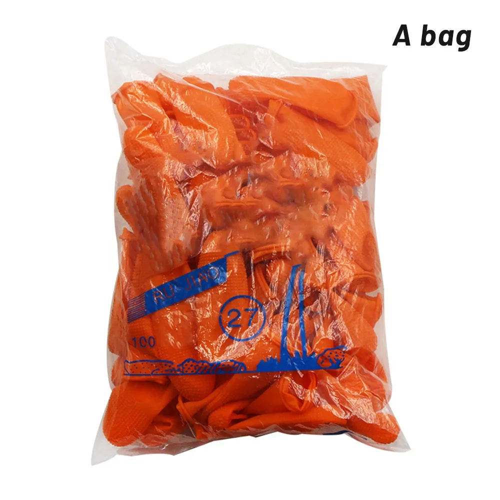 Latex Finger Cots Non-slip for Agricultural and Counting Applications Finger Protection Covers 100 Pieces Per Package