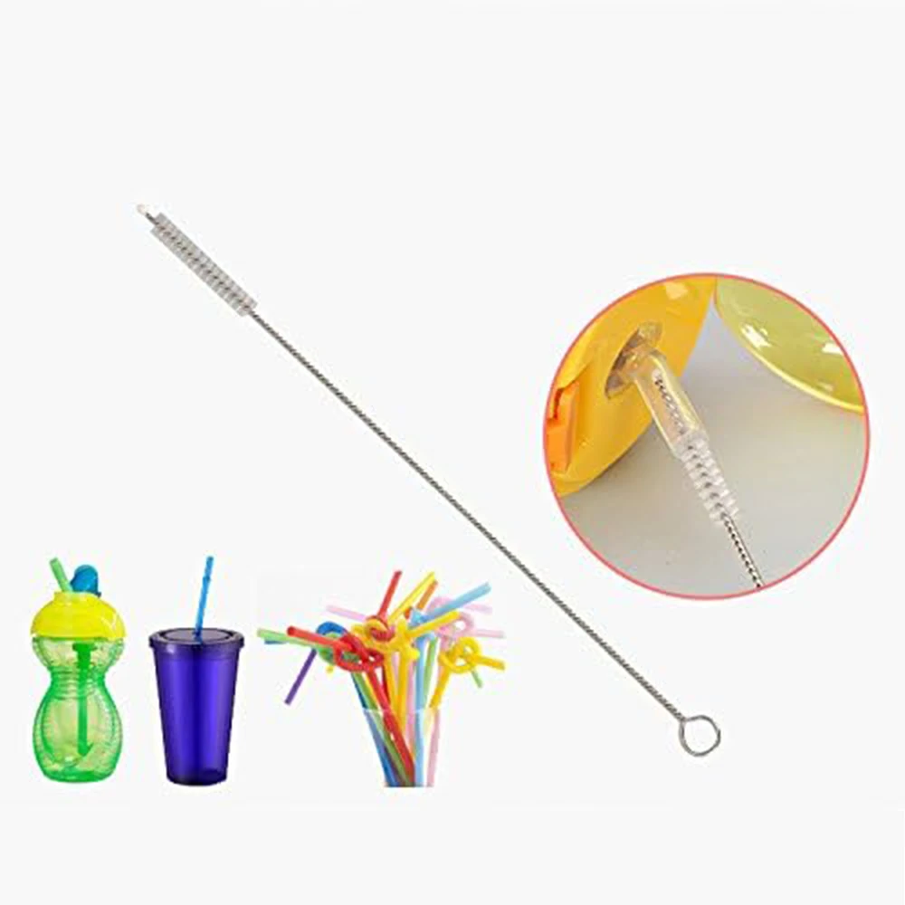 5-Piece Straw Cleaner Brush Kit for Stanley - (3-Size) Extra Long Pipe Cleaners, Straw Cleaning Brush for Tumbler, Sippy Cup view 5