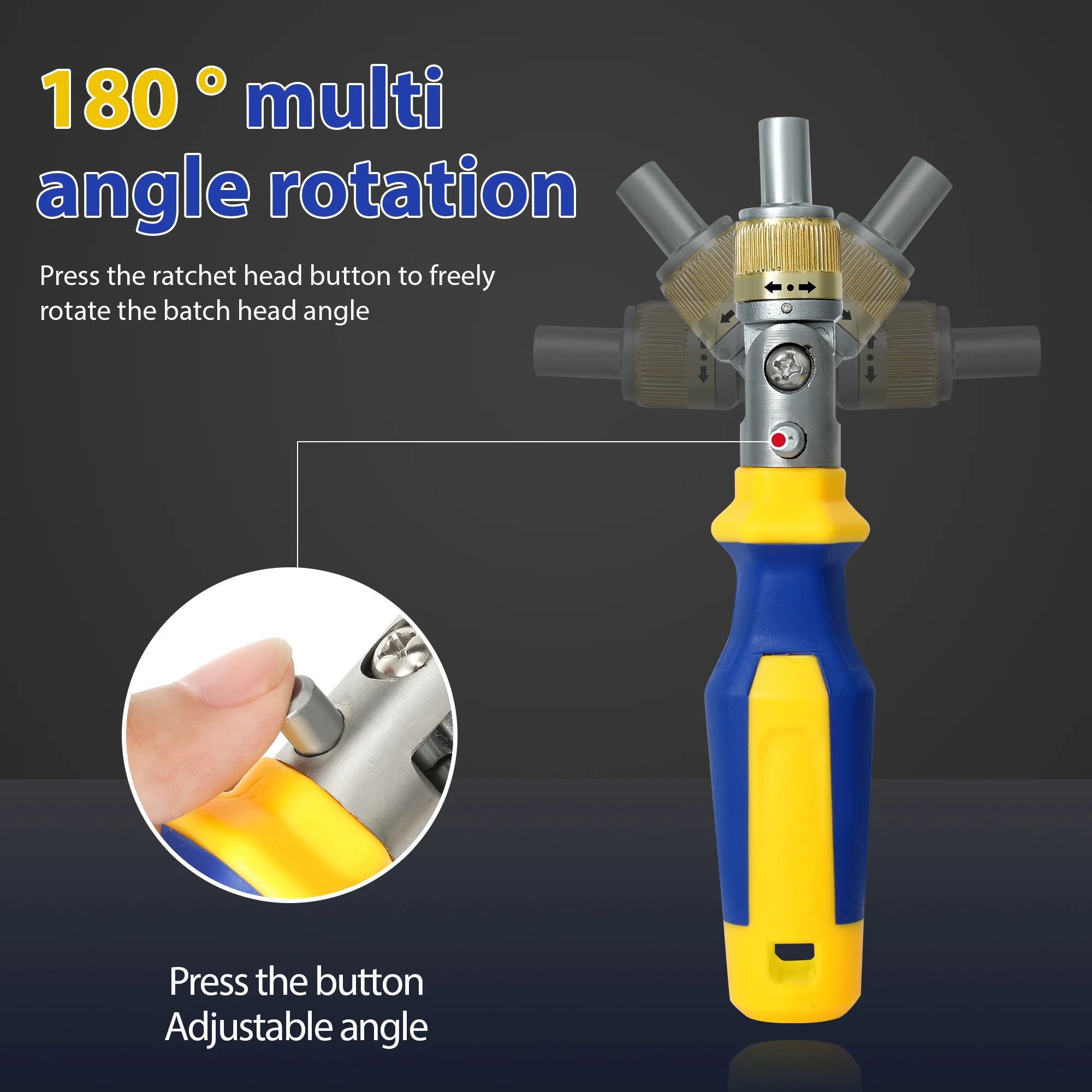 مجموعة مفكات براغي 42 في 1 صندوق أدوات يدوي معدني بسعة كبيرة، مجموعة مفاتيح ربط بسقاطة مع منظم، مجموعة أدوات مقبس ماستر هيكس بت