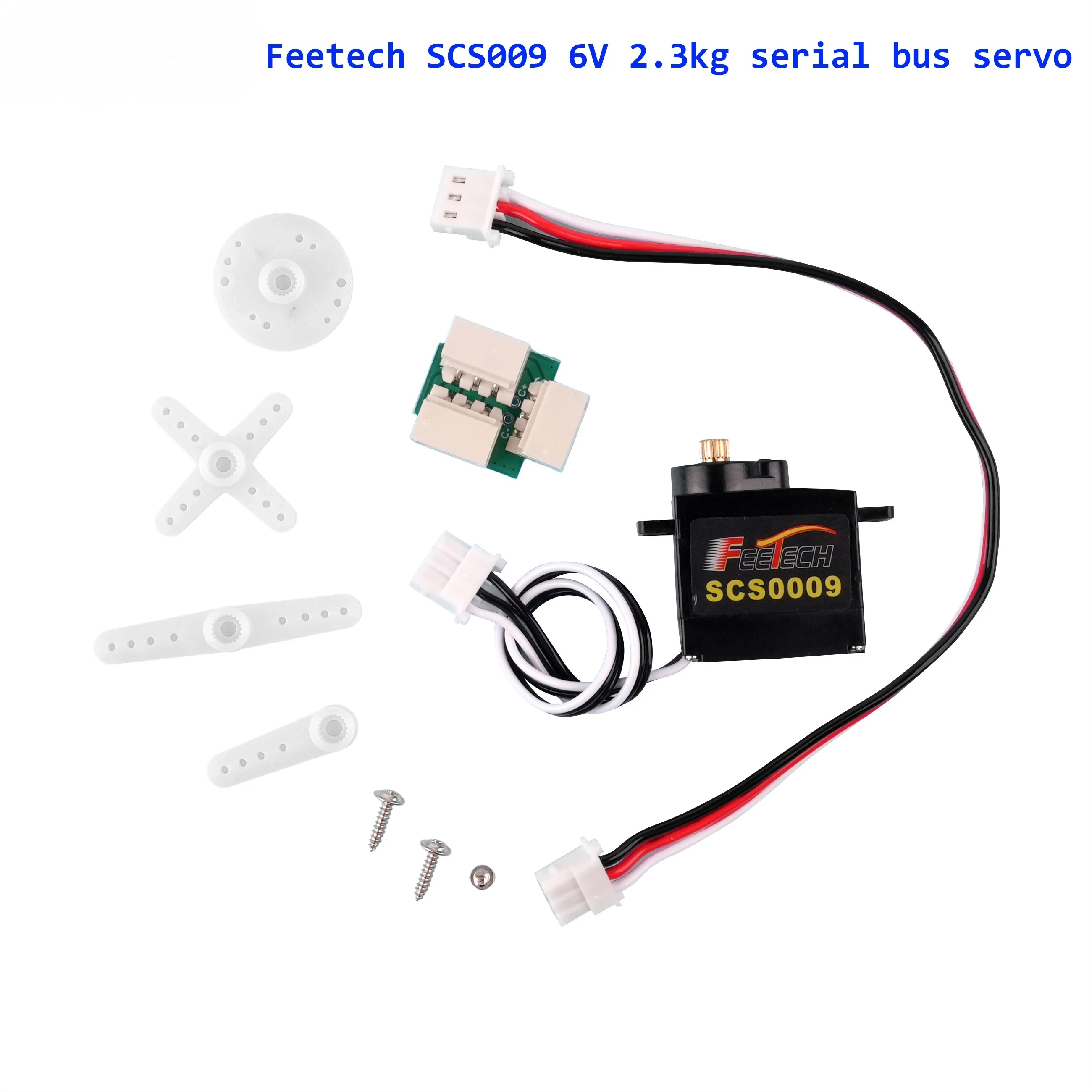 Feetech SCS009 6V 2.3kg Serial BUS Servo Metal Gearbox Servos for RC Helicopter Smart Robot Humanoid DIY Toys STEAM Education