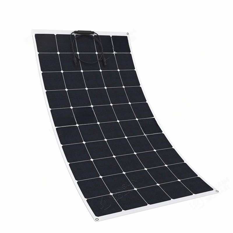 SALE RV Camping Marine use 12/24V 150W Sunpower cells thin film ETFE Semi Flexible solar panel