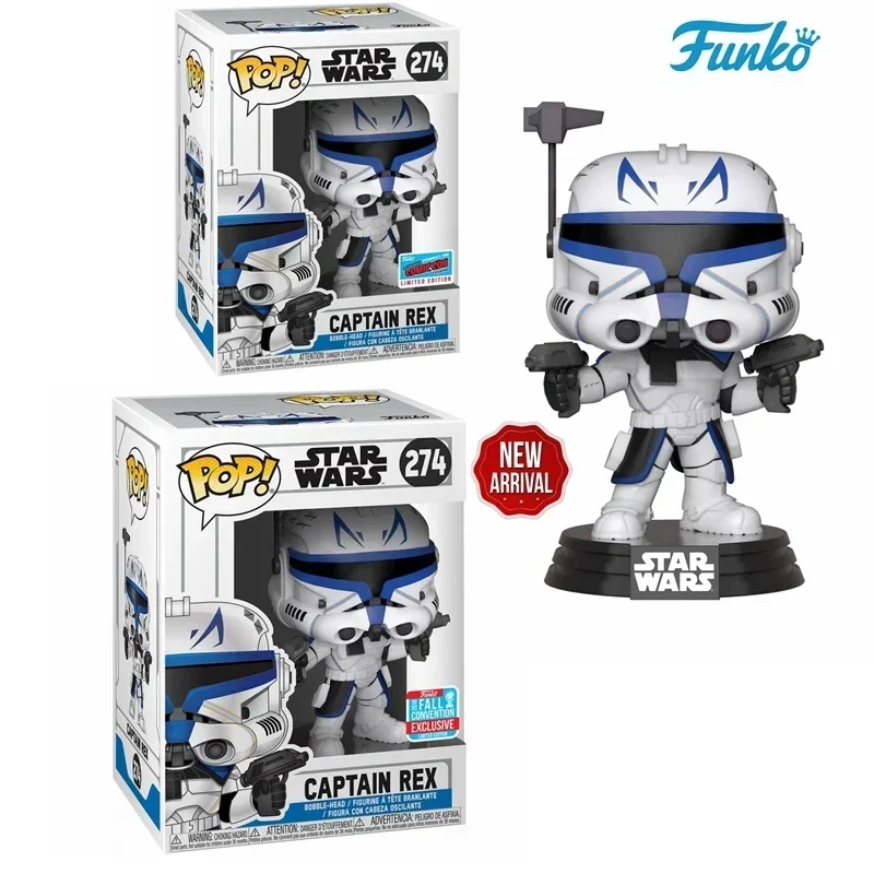 ファンコ-pop-スターウォーズ-キャプテン-レックス-274--ビニールフィギュア秋のコンベンション限定コミコンコレクション限定版モデルおもちゃギフト