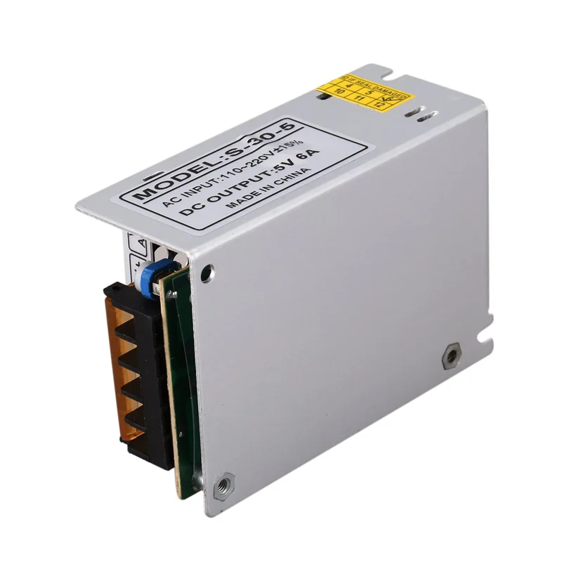AT12 6X AC To DC 5V 6A Regulated Switching Power Supply Converter For LED Display