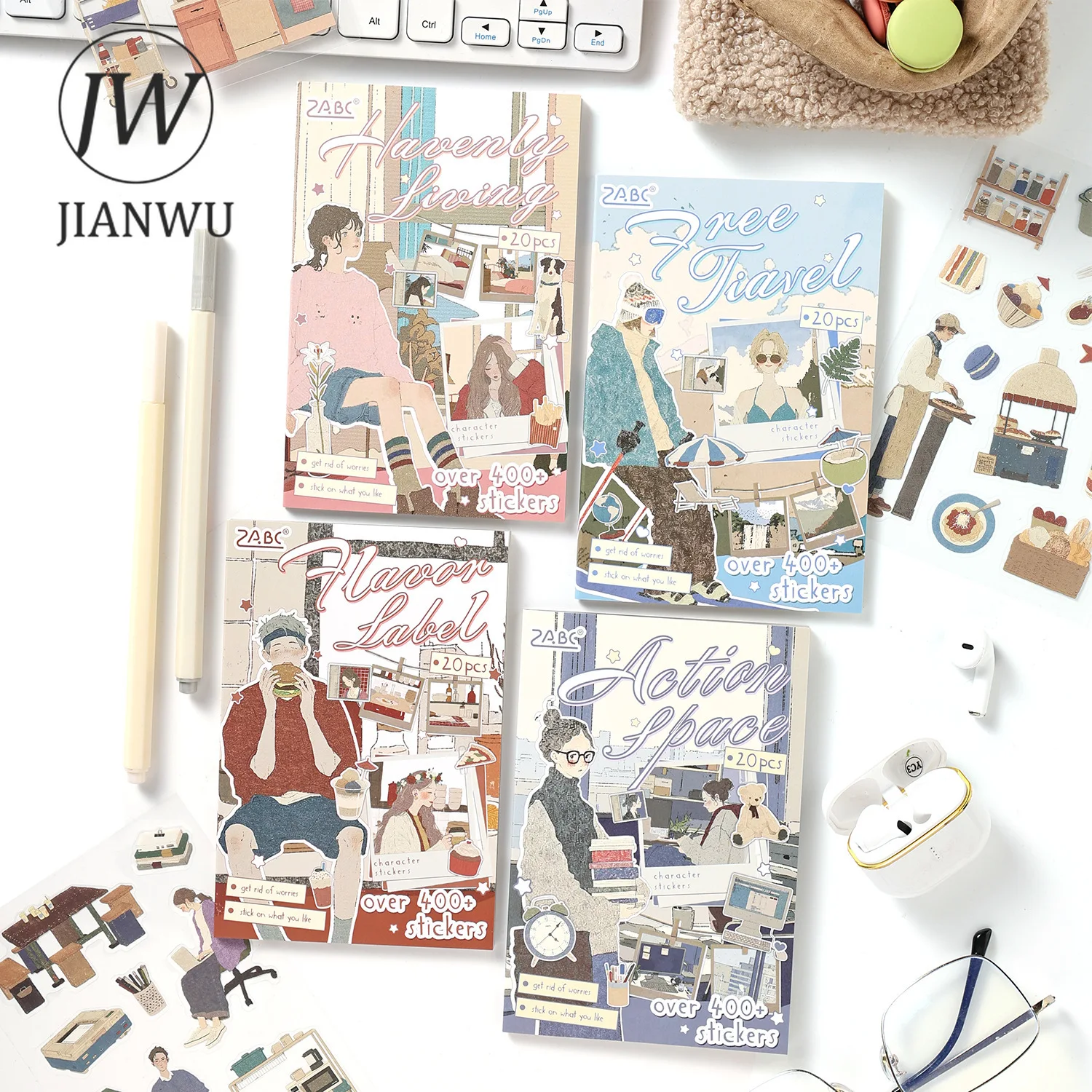 JIANWU Vintage Life Character  - огляд і ціна Vintage Collectible Books