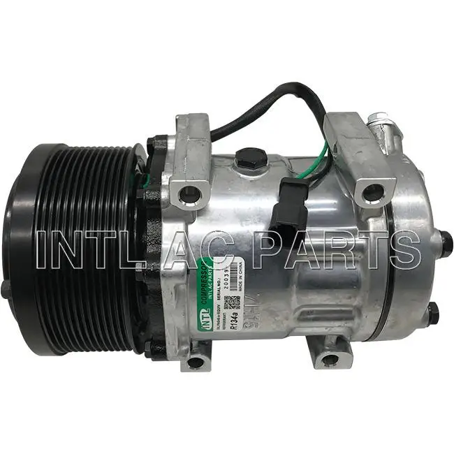 

SD7H156095 SD7H15-6095 3729295 372-9295 SANDEN 7H15 air ac compressor for Caterpillar