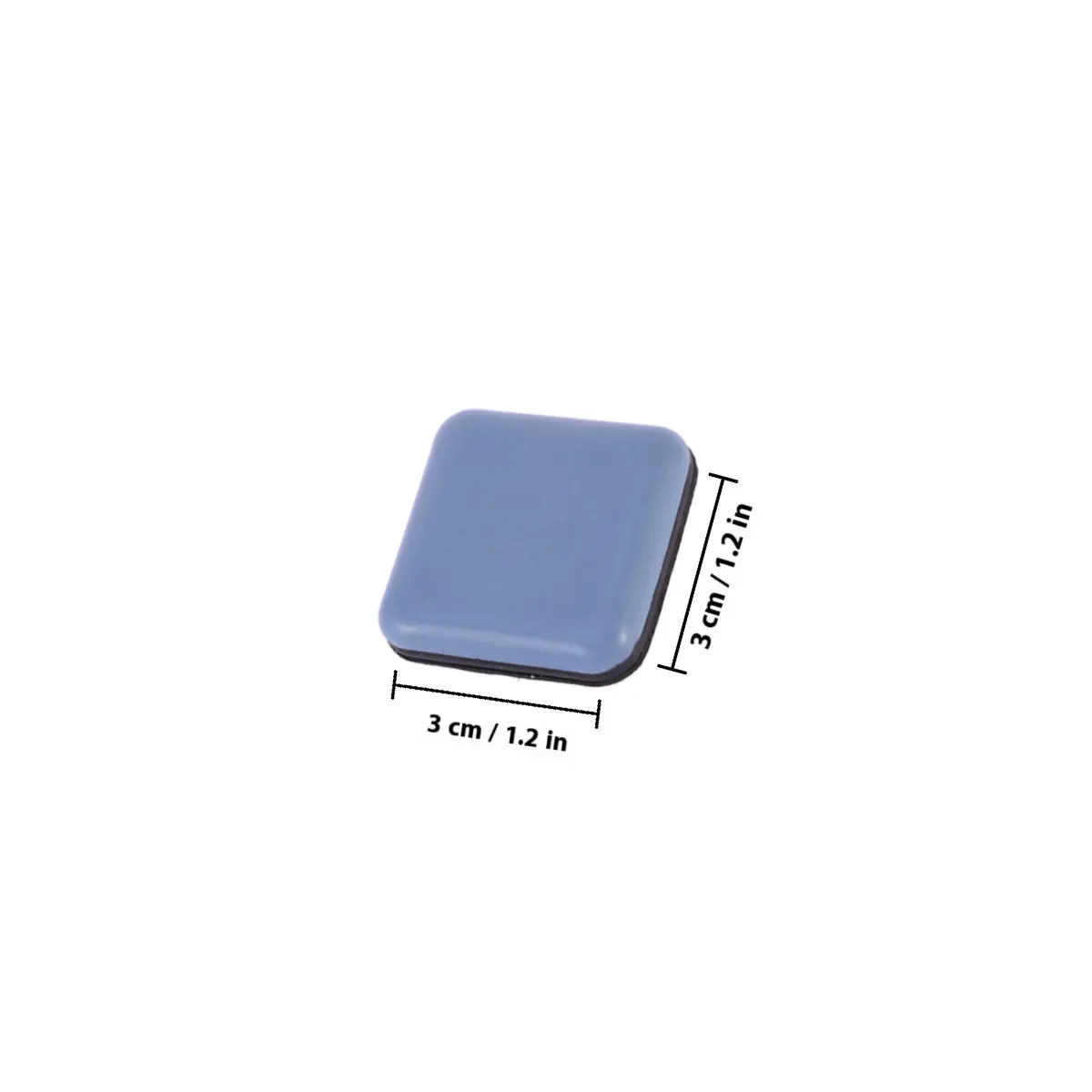 16Pcs Table Feet Pad Floor Protector Pads for Chairs 30x30mm Ptfe Self-Adhesive Furniture Protector Pads Noise Reducing Wear