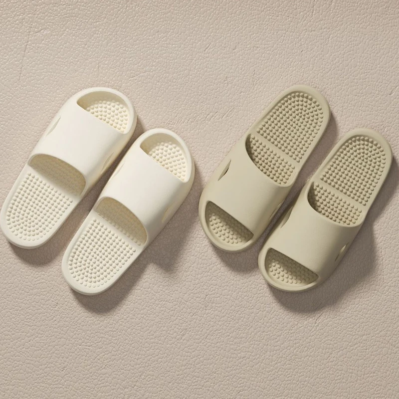 Foldable Home Slippers Hotel Travel Portable Slides Non-Slip Bathing House Guest Use Men Women Unisex Flat Shoes Salon Homestay