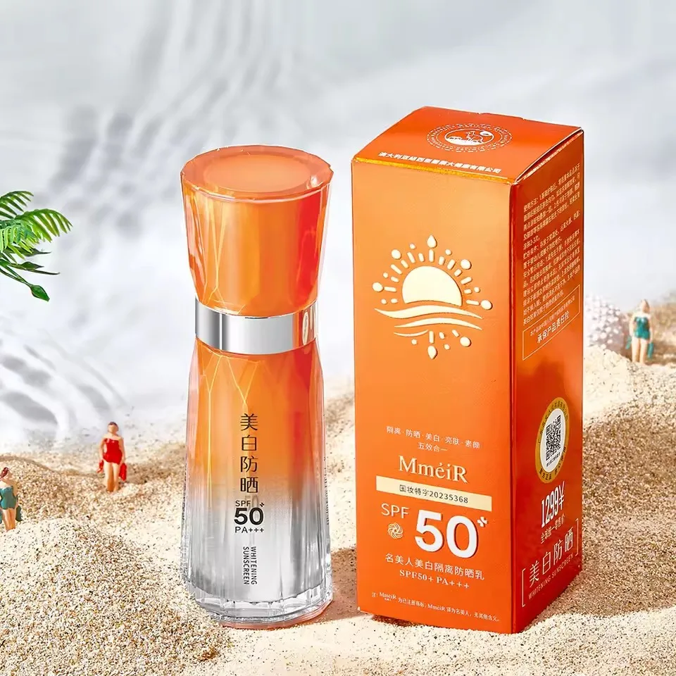 

Уход за лицом, осветляющий солнцезащитный лосьон SPF50+, летний освежающий солнцезащитный крем для тела, увлажняющий антиультрафиолетовый крем для лица, уход за кожей