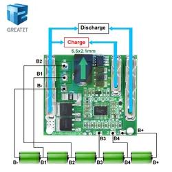 5S 18V 21V 20A Battery Charging Protection Board Li-Ion Lithium Battery Pack Protection Circuit Board BMS Module For Power Tools