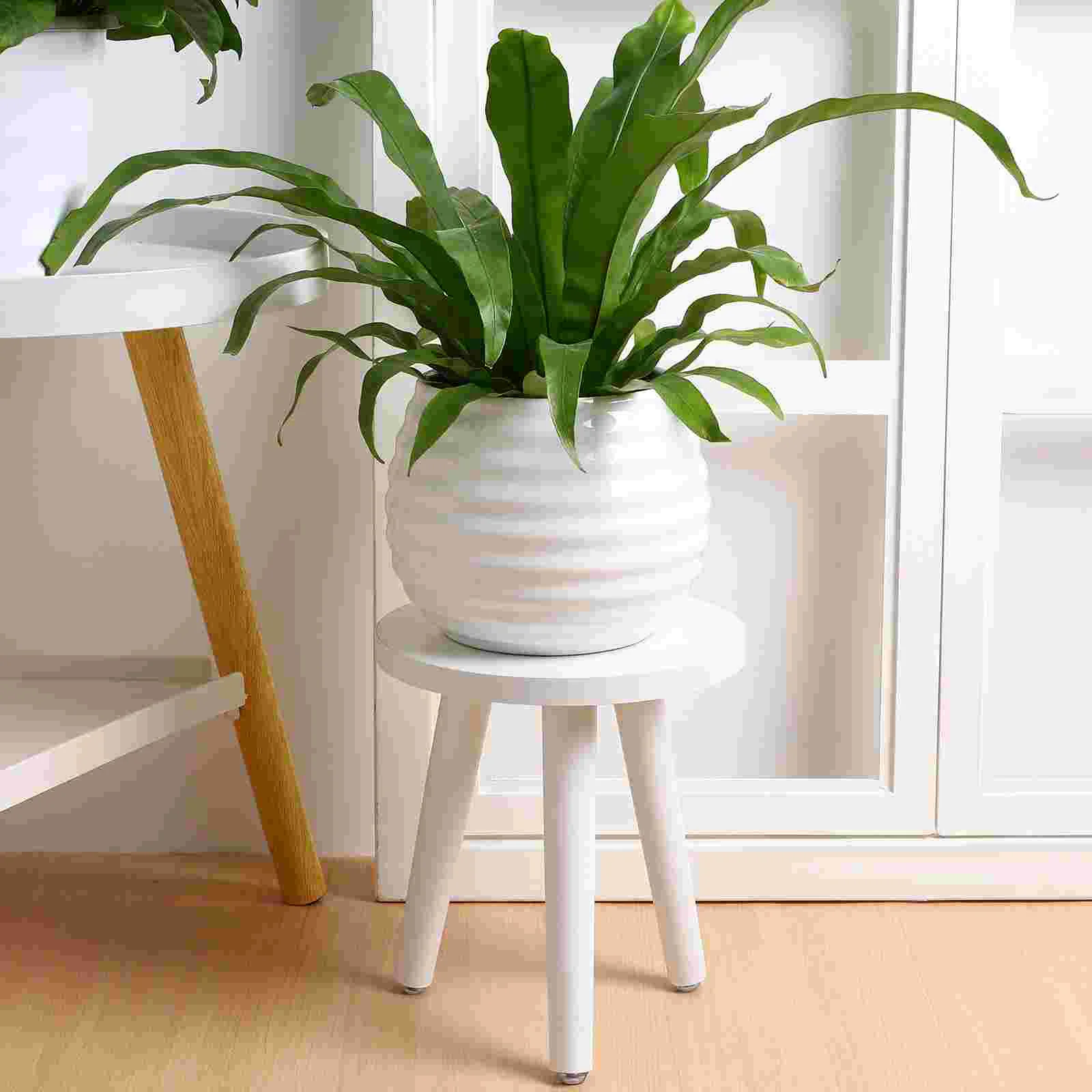 Solid Wood Small Flower Stand Floor for Flowers Support Pots Plant Rack Indoor Plants Shelf Bracket Shelves