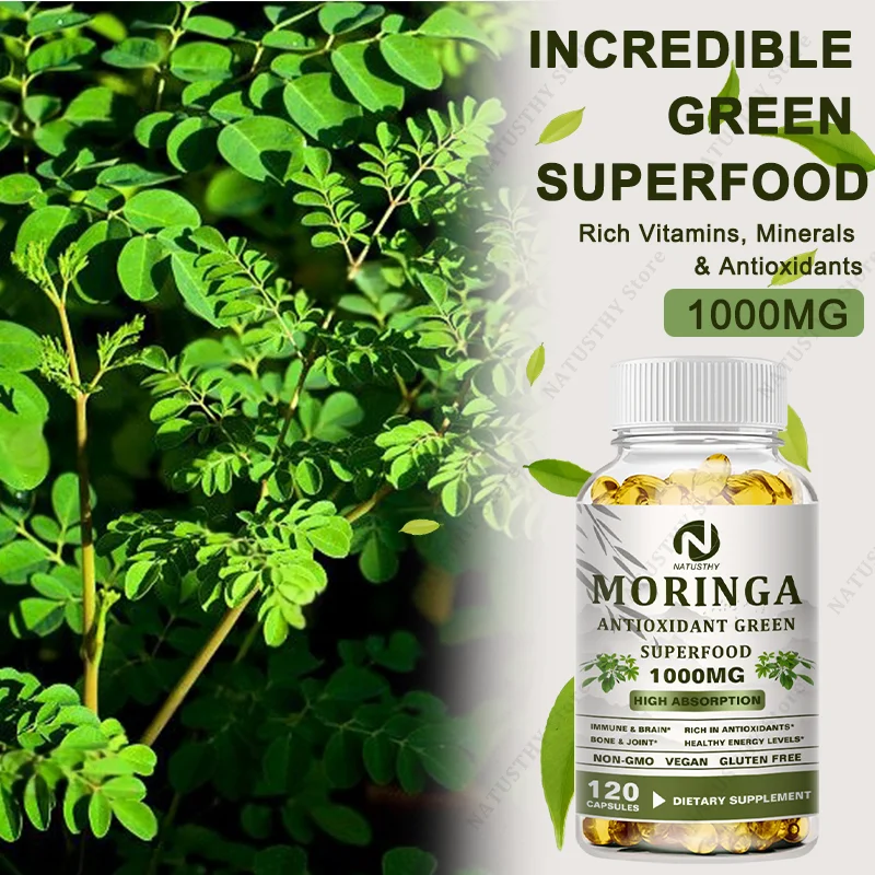 Moringa Organic 1000 mg - พร้อ - Vitamin C Powder บทวิจารณ์และราคา