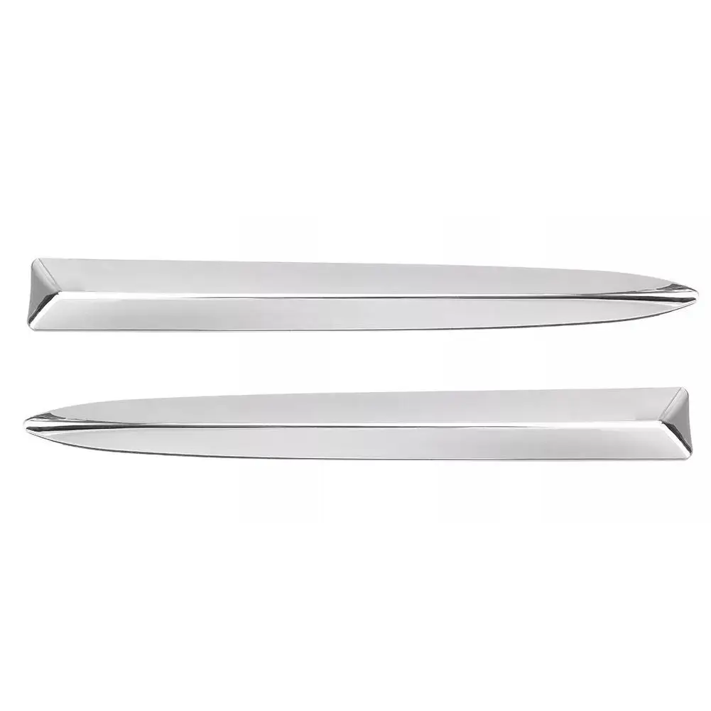 For Fiat For 500 Chrome Front Bumper Upper Grill Trim 2007 2015 for custom Fit Plastic Moulding Enhances Vehicle Appearance