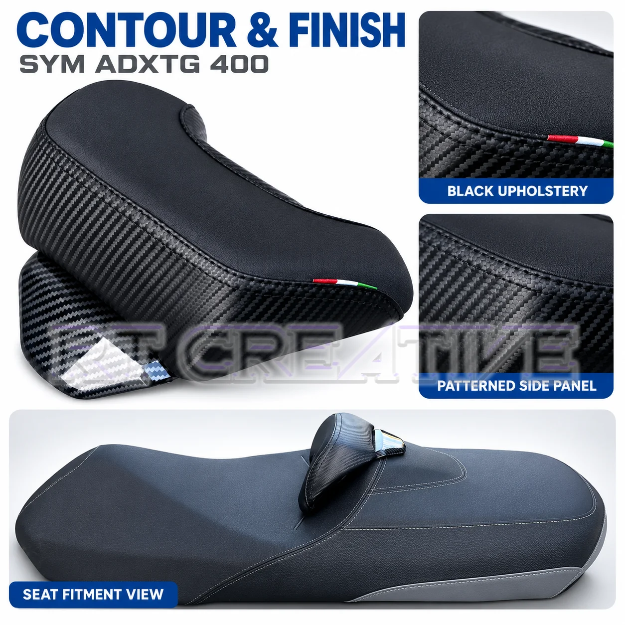 FOR SYM ADXTG400  Rider Seat Lumbar Support Waist Rest Cushion Modification