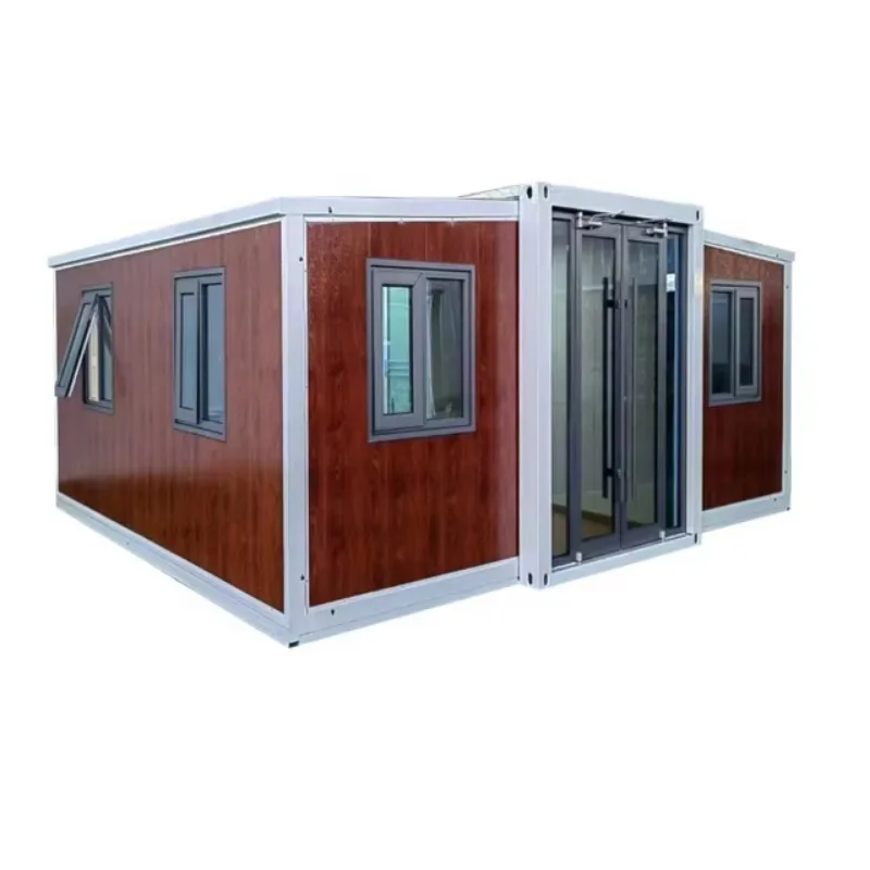 20ft 30ft 40ft Prefab Folding Living Mini Cabin Prefabricated Expandable Container House With 2 Bedroom Home