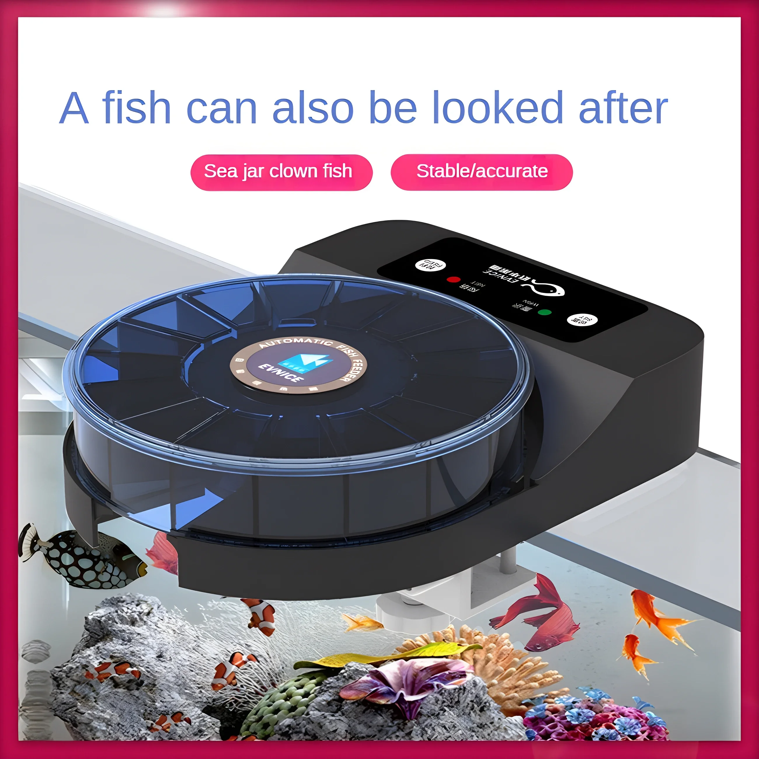 Automatic Fish Feeder Feeder Fish Timing Wireless Control Feeder Small Ornamental Shrimp Goldfish Powder Small Particle Feeding