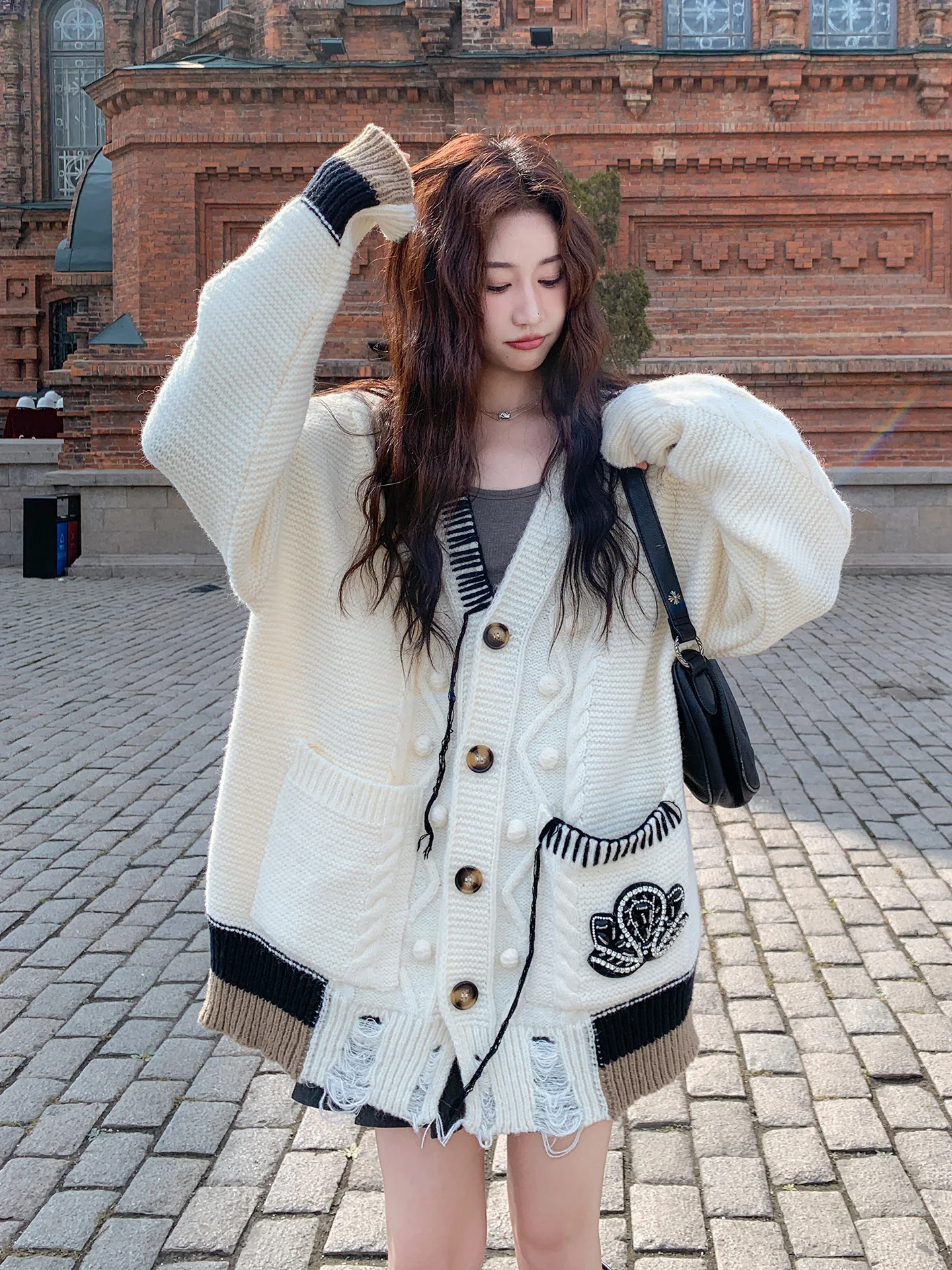 blanc-lait-coreen-sle-paresseux-couleur-blo-v-ne-tricote-ouvert-cardigan-femmes-vetements-d'exterieur-decontractes-hiver-nouveau-design-sens