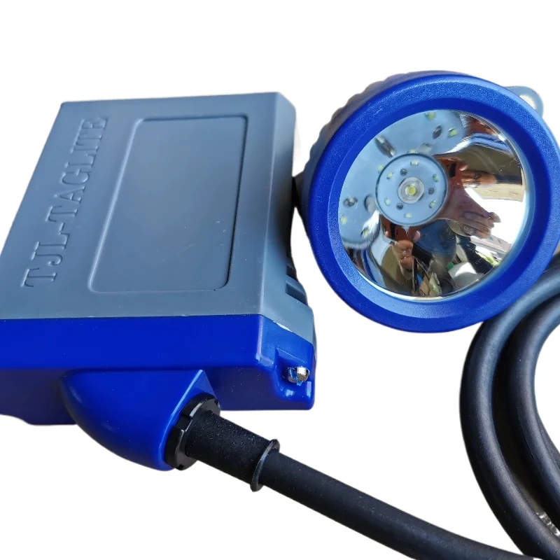 マイニング狩猟釣りキャンプ用の高強度ledヘッドランプレスキュー定格6716000lux7800-mahバッテリー