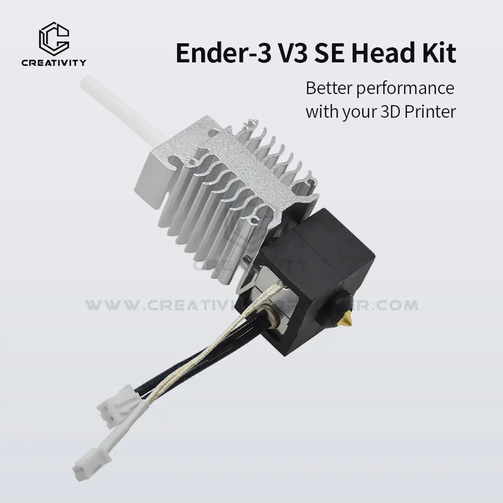 

3d printer Hotend Ender3V3 SE Nozzle Heat-break 24V40W Heater Block Thermistor 3D Printer Parts 1.75mm For Ender3 v3 SE