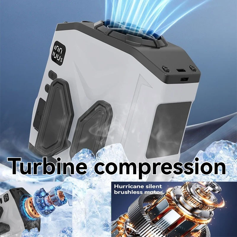 

USB Charging Turbo High Wind Waist Fan with Ultra-Long Battery Life Portable Halterneck Fan for Home Outdoor Construction sites