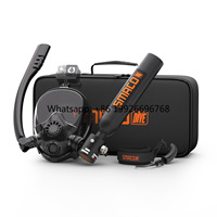 SMACO S300PLUS A5 0.5L Mini Scuba Diving Tank Scuba Air Tank Kit Portable Dive Cylinder 0.5L With Full Face Snorkeling Mask