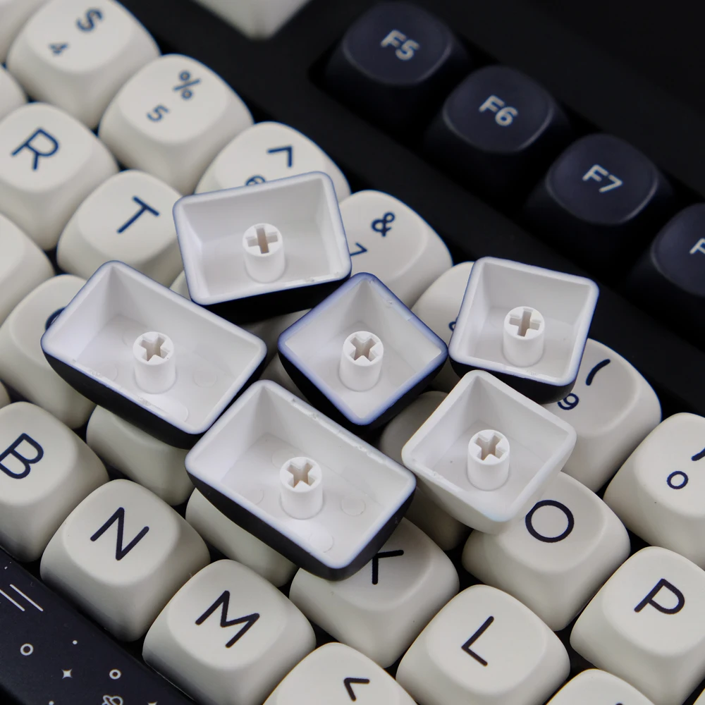 Gmk Galaxy keycap set MOA profile keycaps PBT dour การระเหิด keycap สำหรับ MX SWITCH คีย์บอร์ดเชิงกล6.25U เล่นเกมพื้นที่7U