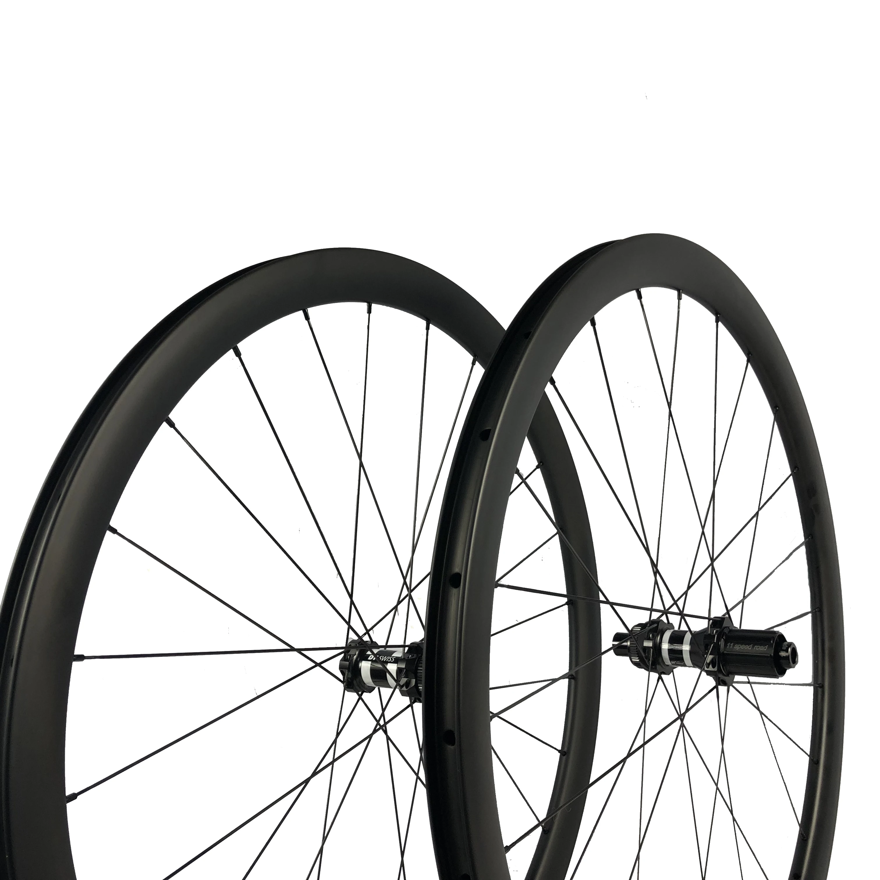 650B Clincher Tubeless Carbon Wheels Disc Brake Cyclocross Gravel Bike Wheelset Ride 28mm Width 30mm Depth Cycling Lightweight