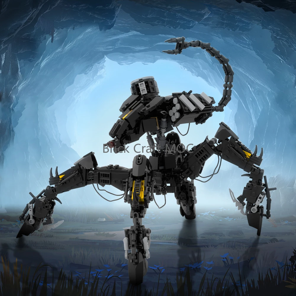 

MOC Sci-Fi Corruptor Machine Building Blocks Set - Multi-Legged Mechanical Beast Model Kit for Adults Collection