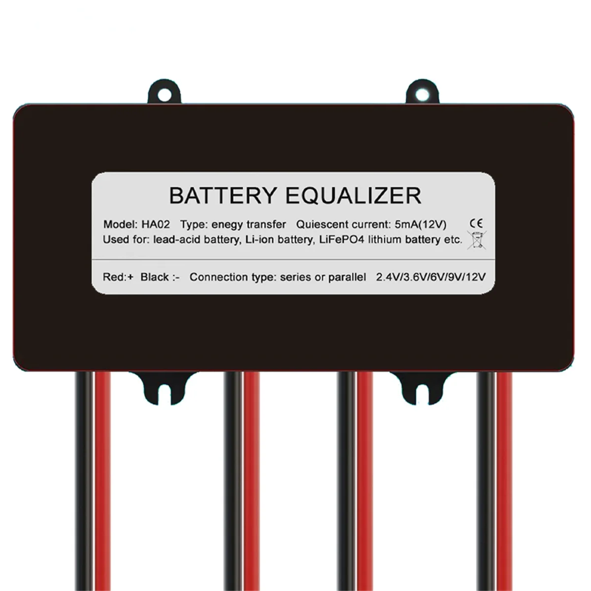 

HA02 Without LED Display Battery Equalizer 10A Current Active Voltage Balancer Li Li-Ion Lifepo4 LTO Lead Acid Battery