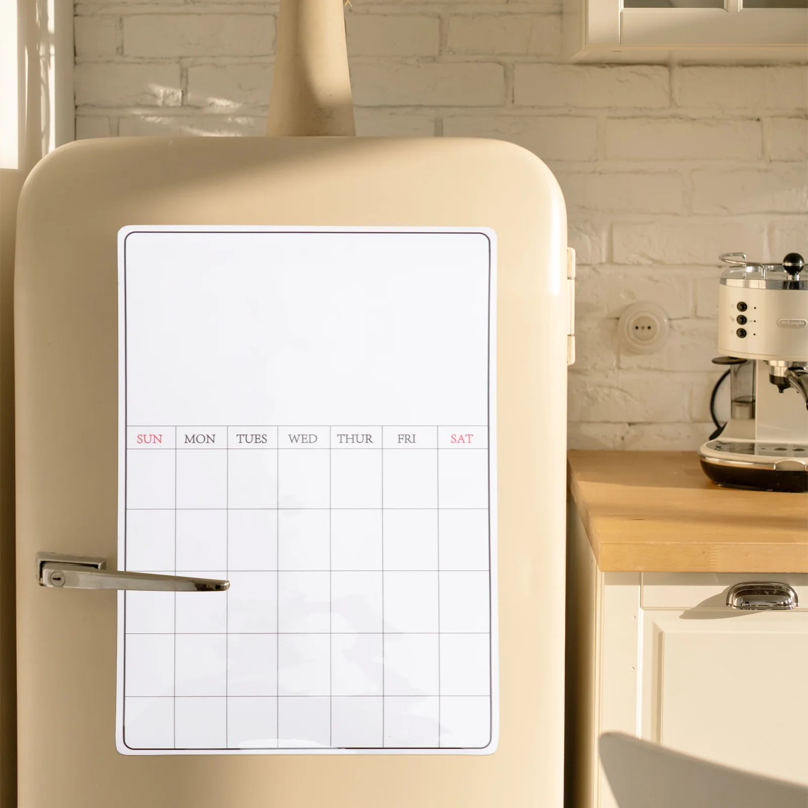 

2Pcs Magnetic Writable Plan Board Erasable Note Fridge Message Board Schedule Household Reminder Fridge Schedule