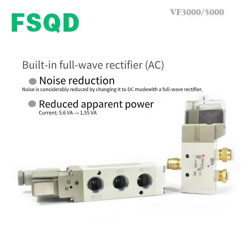 

VF5120 VF5220 VF5320 VF5420 VF5520-3GZD1 3DZD1 4GZD1 4DZD1 5GZD1 5DZD1 6GZD1 6DZD1-03 VF5000 Серия 5-портовый электромагнитный клапан для smc