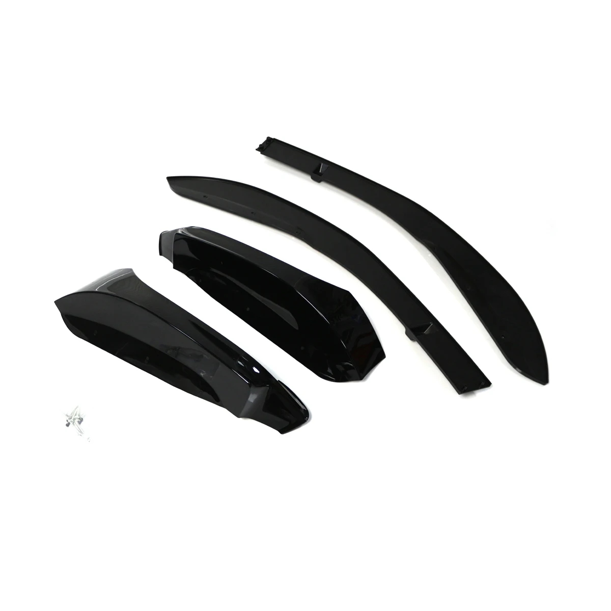 

Fit For BMW 1-Series F20 F21 LCI Front Splitter Lip Spoiler Gloss Black Accessories Replacement