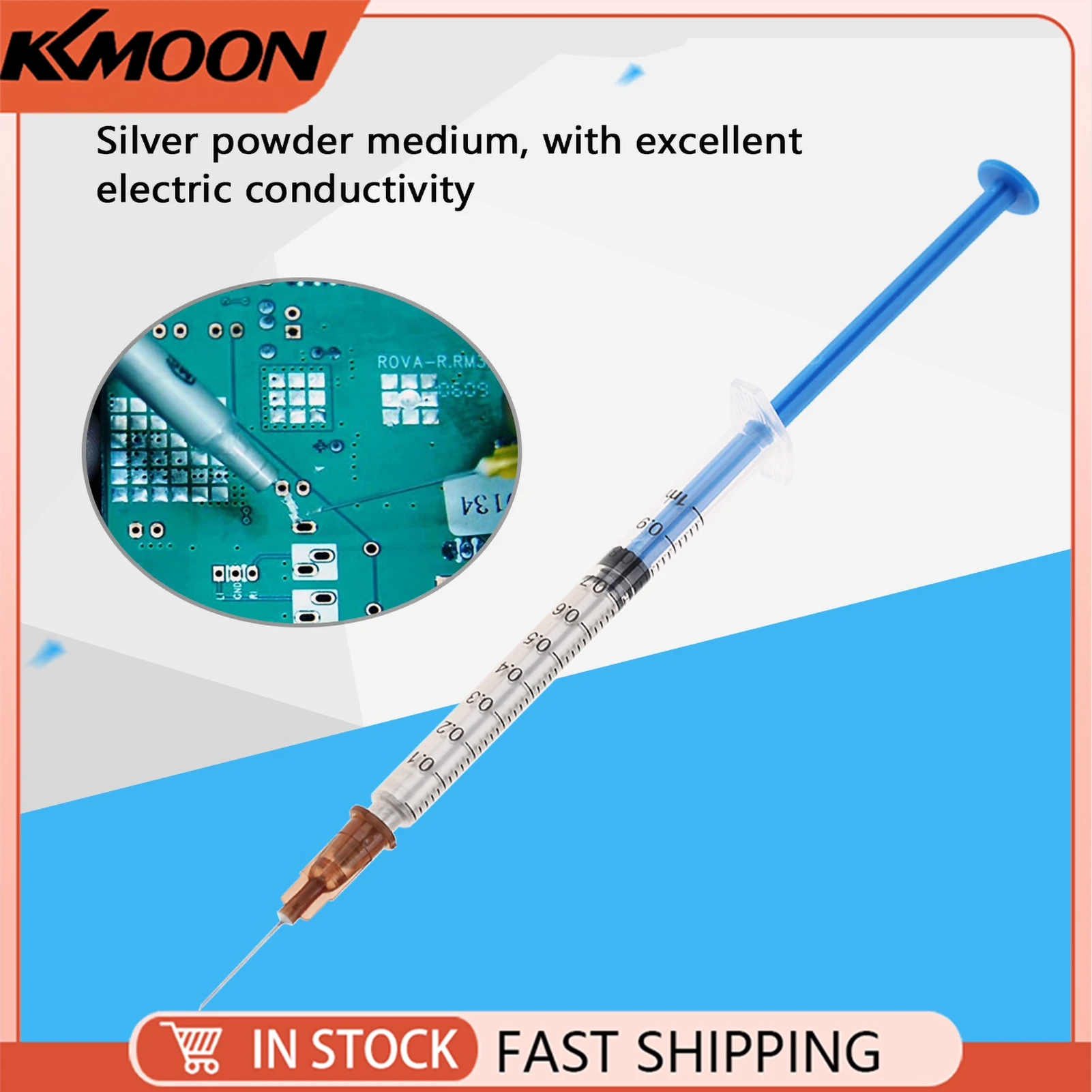 معجون فضي موصل، قلم طلاء فضي موصل لإصلاح لوحة المفاتيح PCB، طلاء فضي موصل