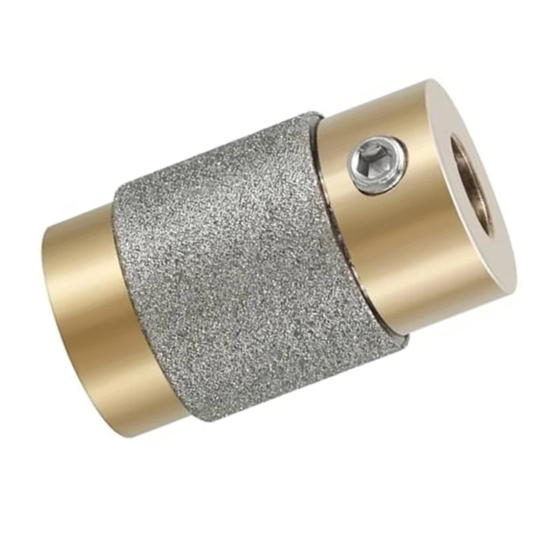 AC88-4X Glass Grinder Bits, 1 3/4 1/4 Inch Stained Glass Diamond Grinder Bit Head Tools With Hex Wrench, (3/4 Inch)