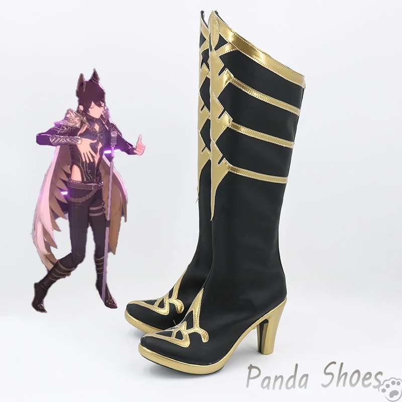 ES Sakuma Rei Cosplay Shoes Anime Game Cos long Boots Ensemble Stars UNDEAD Cosplay Costume Prop Shoes for Con Halloween Party