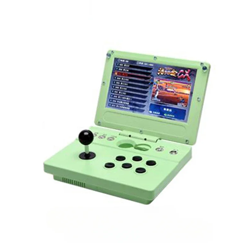 7-inch screen with mini arcade and LCD screen, portable foldable joystick game console Pandora Fighter King