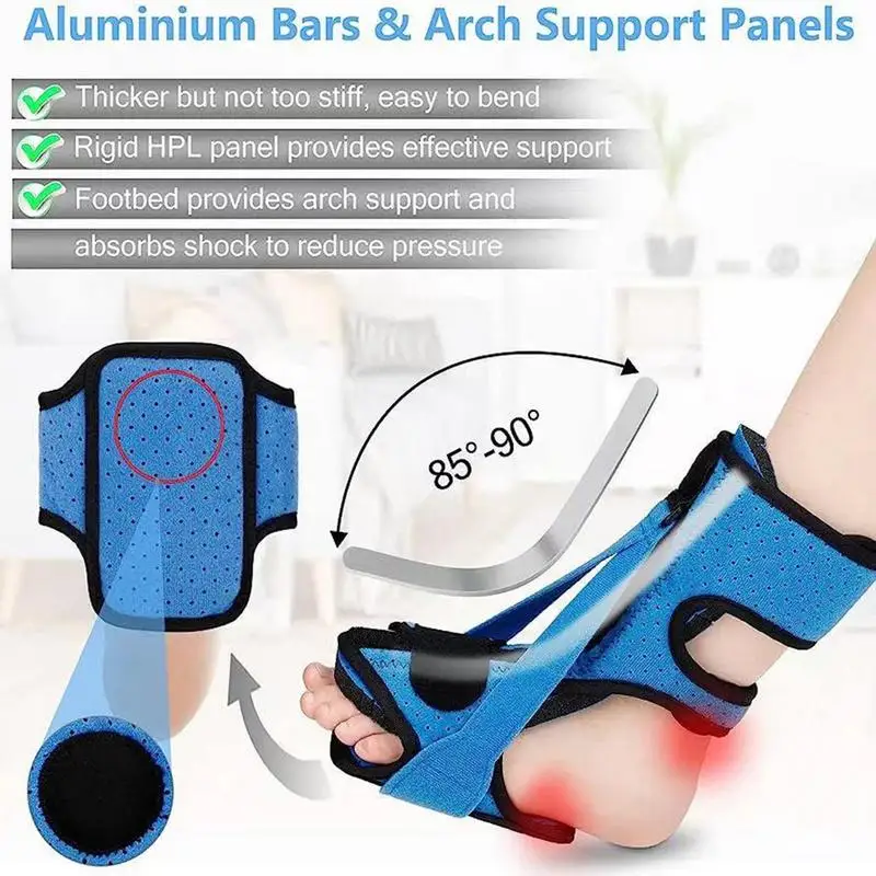 

Heel Relief Orthosis Ankle Anti-Twist Brace Breathable Design Ankle Foot Orthosis Women Injured Foot Recovery Elderly Comfort