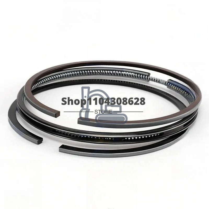 129002-22500 3-Cylinder 3TNV84 3TNE84 Piston Ring For 3D84 84mm STD 84*2+2+4mm Overhaul Rebuild Kit Engine Parts Standard