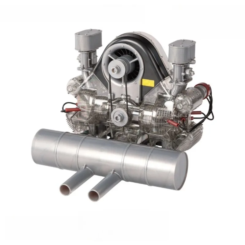 Precision Racing Engine Model Horizontally Opposed 4 Cylinder Engine Model Can Start Car Engine Model Building Kits 300+ Parts