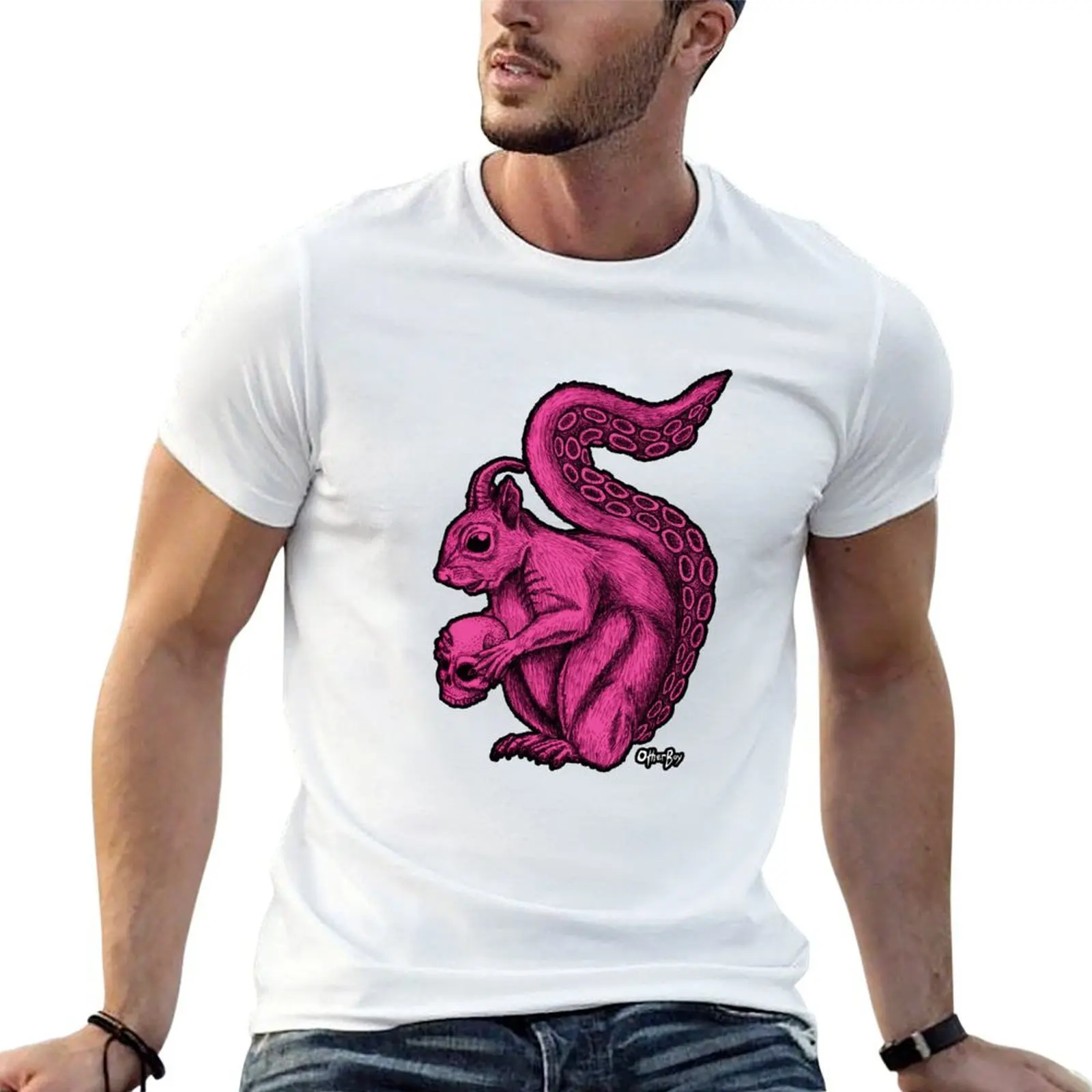 Radioactive Squirrel Apocalypse - PINK T-Shirt new gifts and t-shirts anime clothes mens clothing
