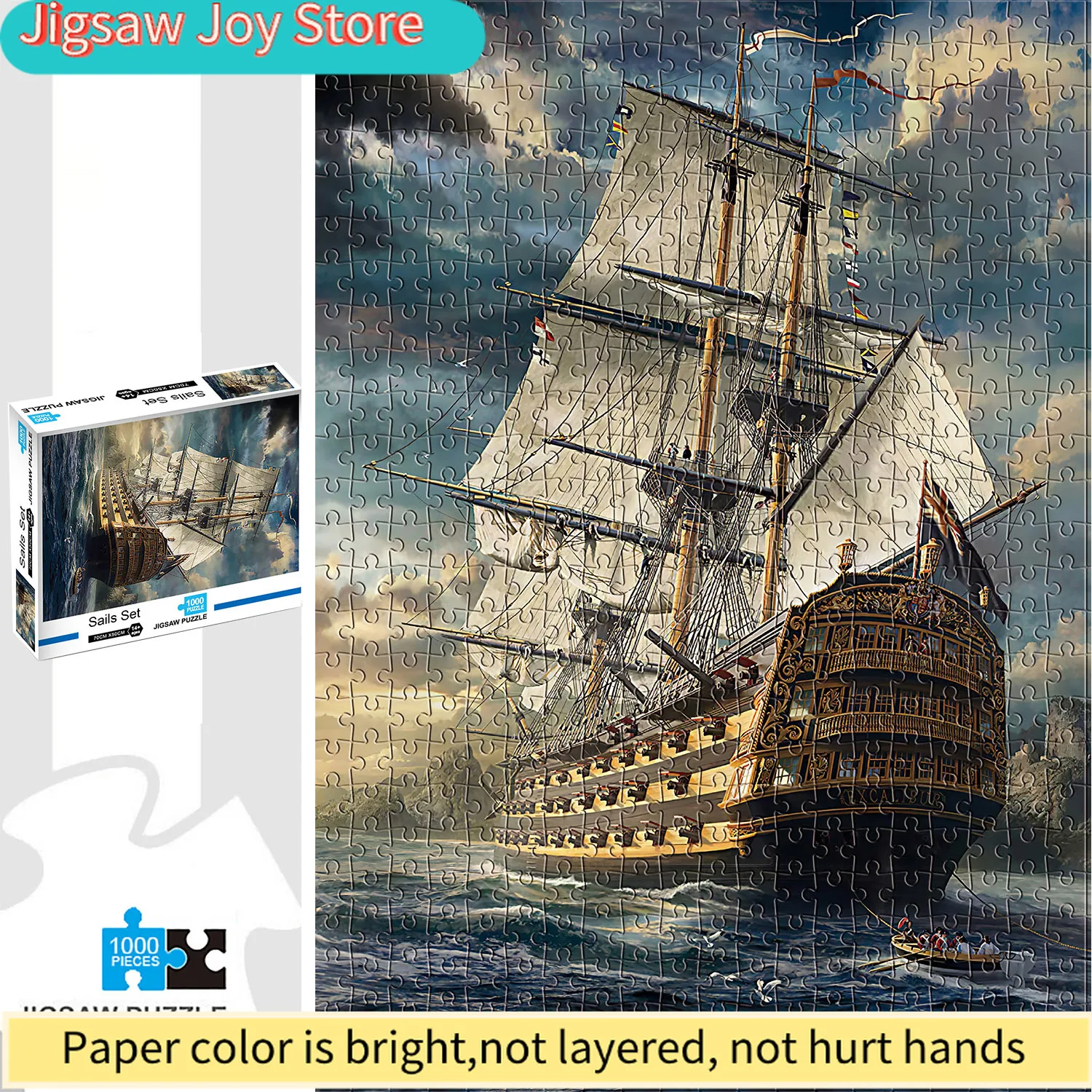 

Набор из 1000 деталей: пазл «Парусники», домашний декор, игры-головоломки для взрослых, семейные развлечения, напольные пазлы, развивающие игрушки для детей