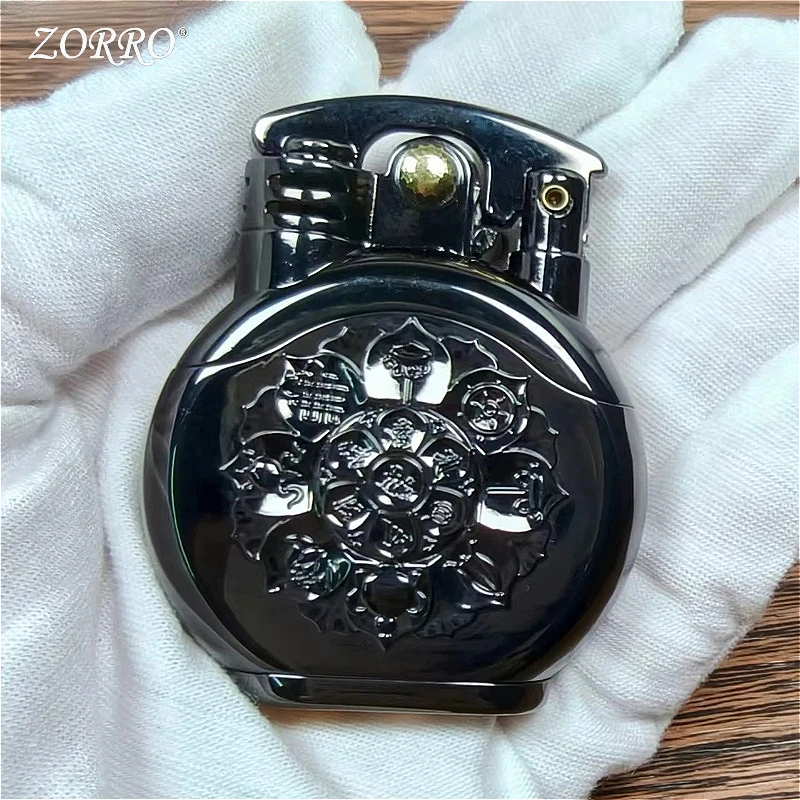 ZORRO Brass Oil Windproof Lighter, Personalized Creative Swing Arm, Classic Oil Engine Operation