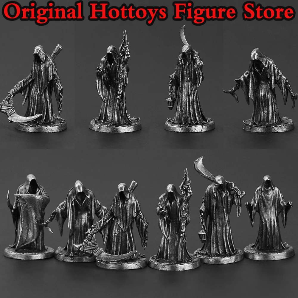 In Stock 1/35 Scale Men Soldier Model Metal Sickle Reaper Reaper Desktop Ornament Full Set About 5cm Action Figure Toys