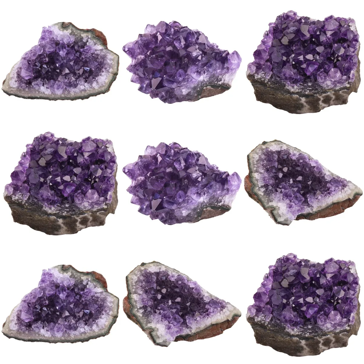 

Natural Amethyst Cluster Healing Rough Crystal Gemstone Specimen Minerals For Yoga Meditation Home Decor