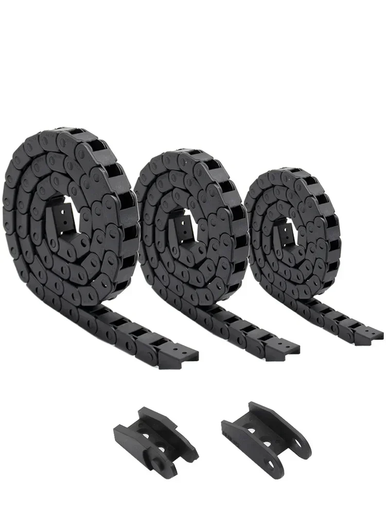Przeciągacz kablowy 7x7 10x10 10x15mm L1000mm Łańcuch przeciągający z końcówką do drukarki 3D CNC do grawerowania Voron — zdjęcie produktu 7