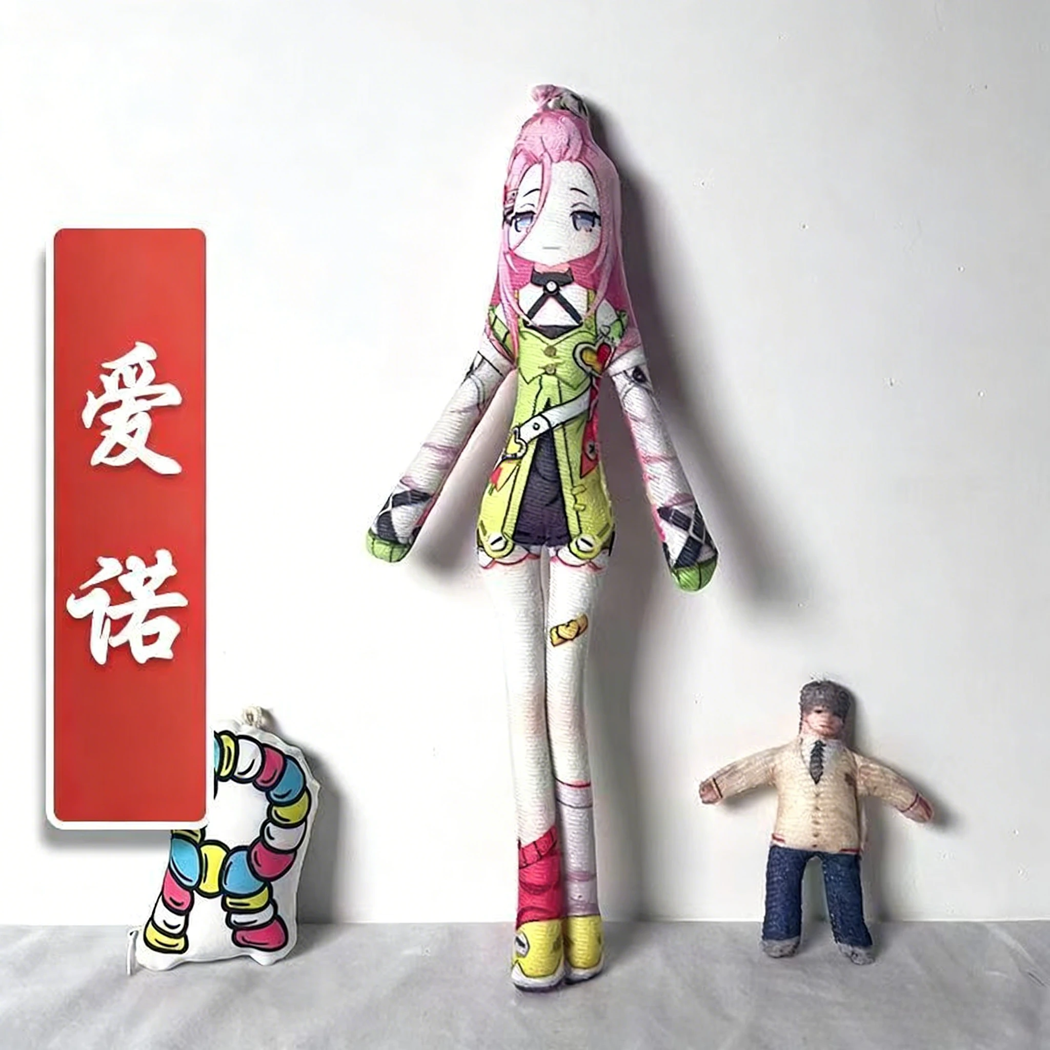 

customized Genshin Impact Ineffa Aino Flins Anime Plush Doll Body Wire Skeleton Action Stuffed Dolls Accessories Ornament Gifts