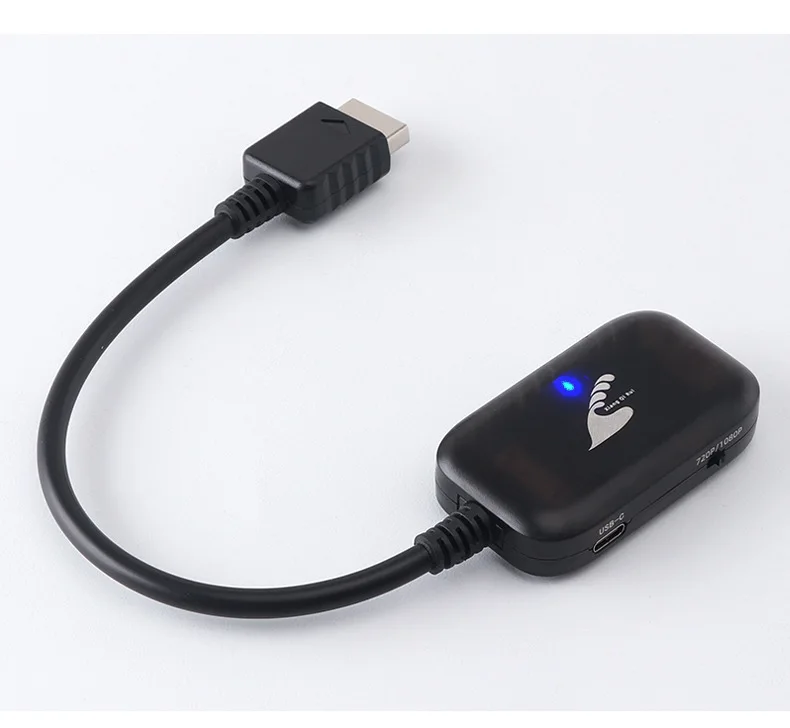 Kabel Voor Ps2 Naar Hdmi-Compatibale Audio Video Converter Adapter Ondersteuning Voor Ps Ps1/2/ Display Modi Voor Hdtv Pc Hd 720P/1080P