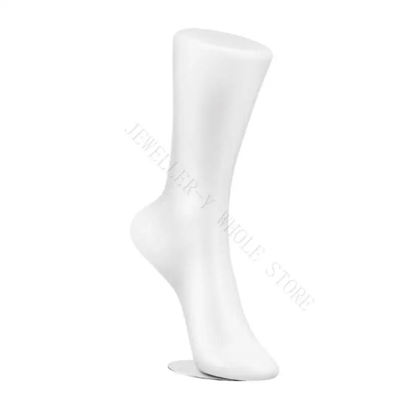 R7UF Female Foot Mannequin Display Stand For Sock Jewelry Accessories Realistic Model