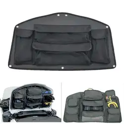 Bolsa organizadora para tapa de maletero de motocicleta, bolsa de herramientas, red interior para equipaje, 4 bolsillos para Honda Glod Wing 1800 Goldwing GL1800 2001-2017