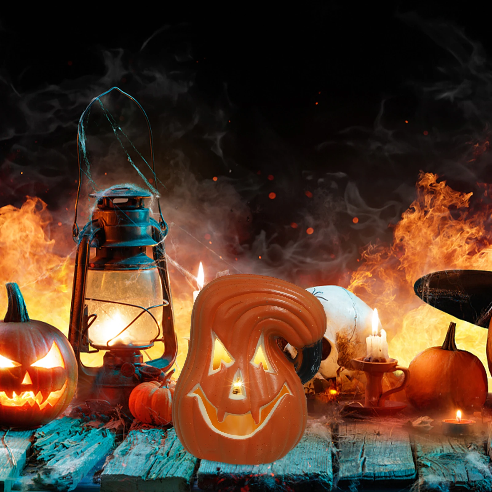 

Orange Pumpkin Lantern Props Lanterns Party Activity Layout Decoration Decorate Haunted House