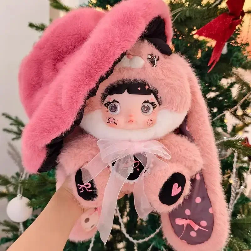 

Nommi Mushroom Hat 400% Cute Plush Rabbit Doll Blind Box Doll Collection Plush Body Model Birthday Gifts